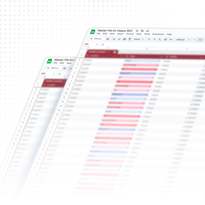 content tracking master file